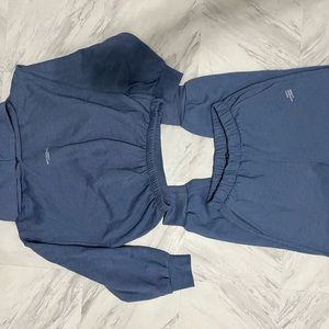 zara  set.  sky blue color